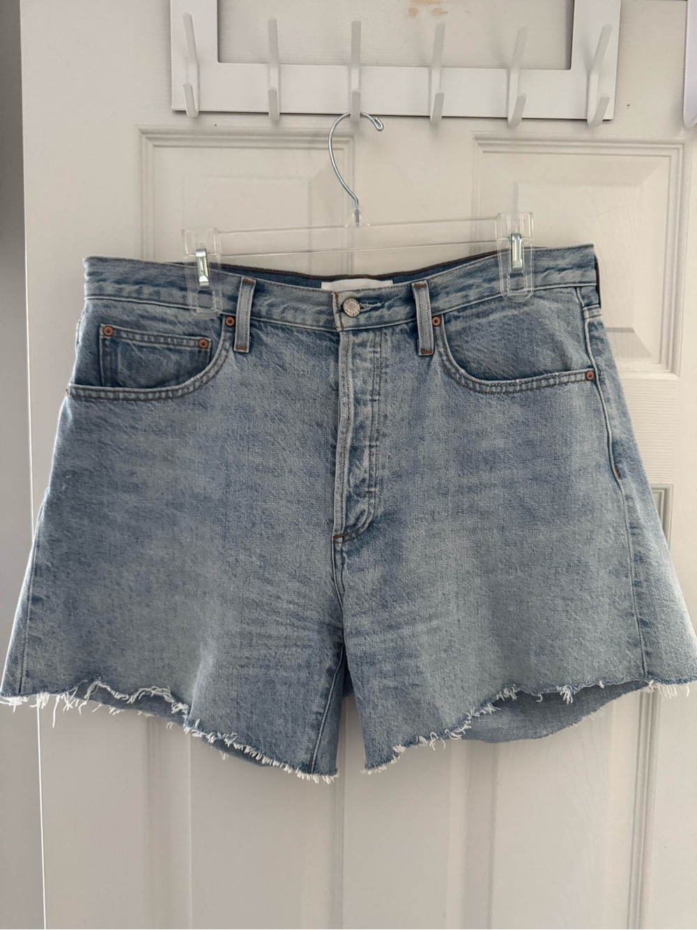 Denim Forum The Ex-Boyfriend Hi Mid-Thigh Denim Short NWOT